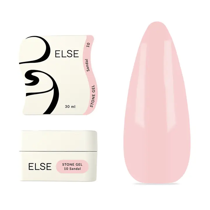 ELSE. Stone gel, #10, Sandal, 30 ml. Твердий гель для нарощування #1