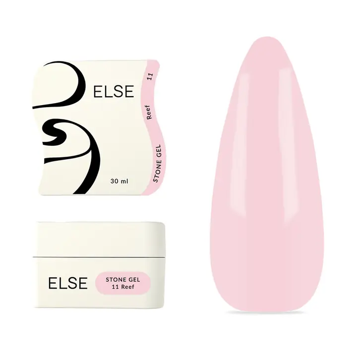 ELSE. Stone gel, #11, Reef, 30 ml. Твердий гель для нарощування #1