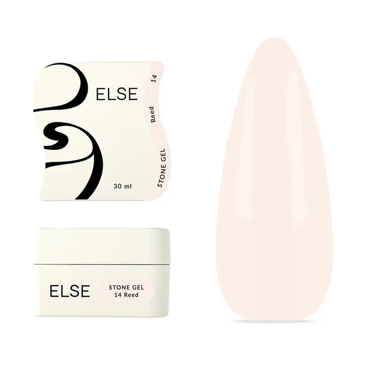 ELSE. Stone gel, #14, Reed, 30 ml. Твердий гель для нарощування #1