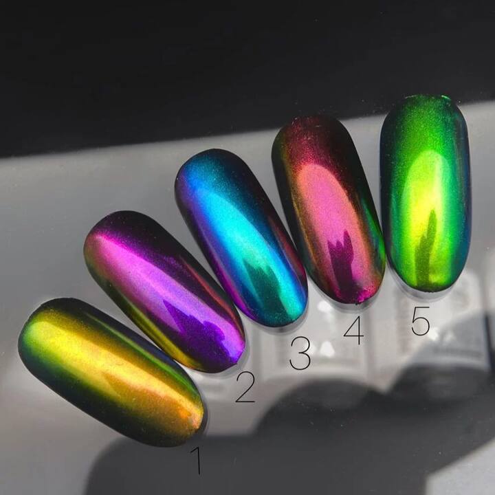 SAGA. Liquid powder "Mirror way", 5 ml, #03. Рідка втирка краплі #3