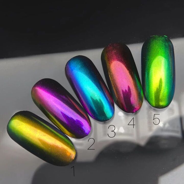 SAGA. Liquid powder "Mirror way", 5 ml, #05. Рідка втирка краплі #3