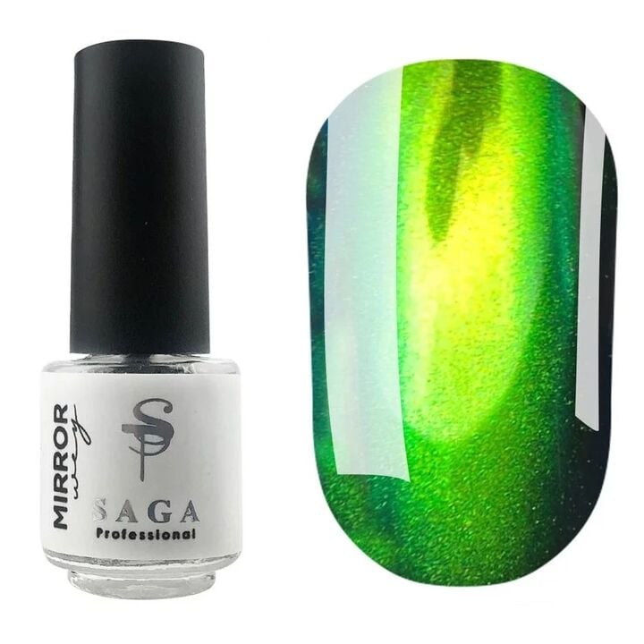 SAGA. Liquid powder "Mirror way", 5 ml, #05. Рідка втирка краплі #1