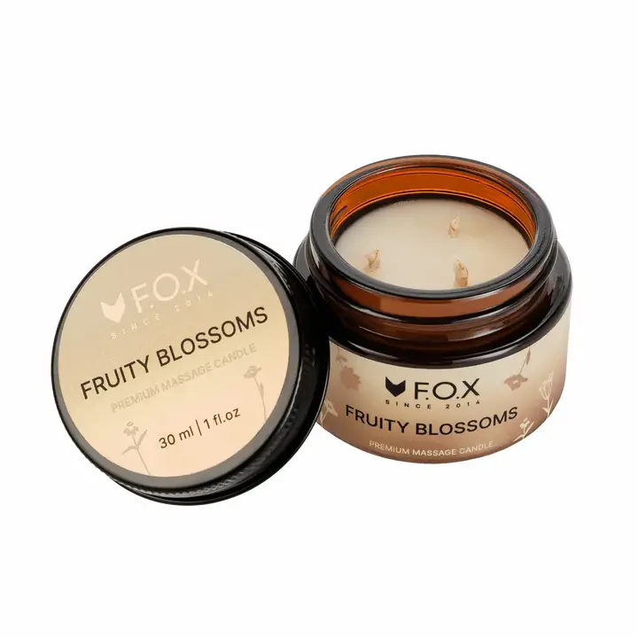 F.O.X. Massage candle, Premium, 30 ml, Świeca do masażu "Fruity Blossoms" #1