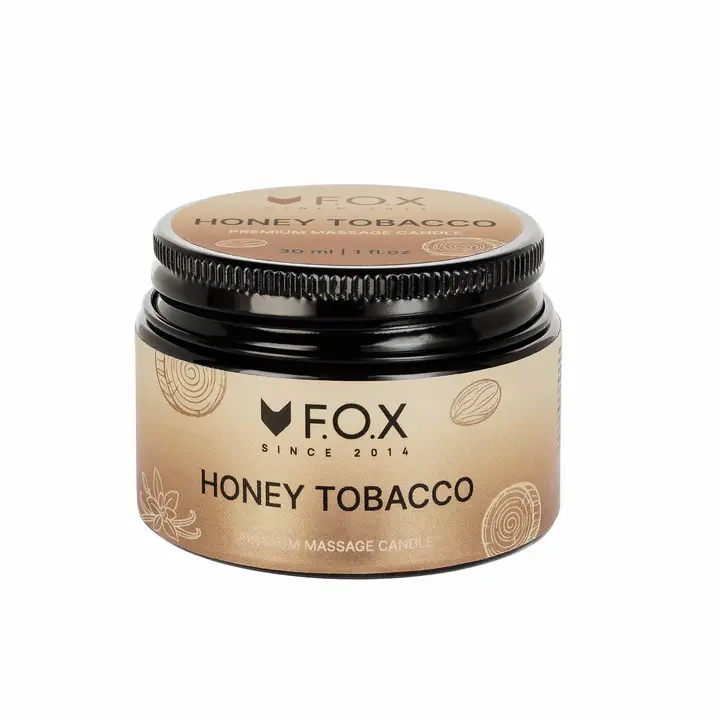 F.O.X. Massage candle, Premium, 30 ml, Massagekerze "Honey Tobacco" #2
