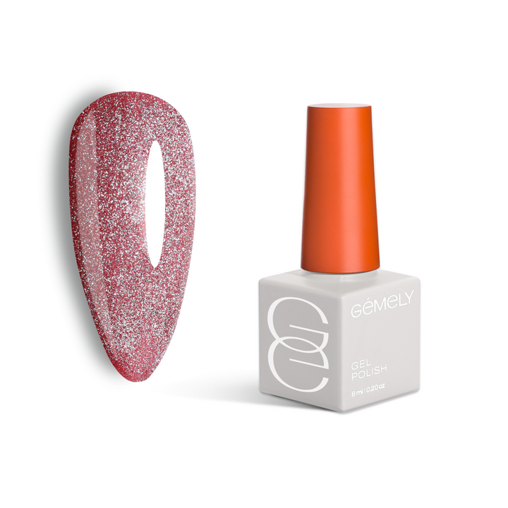 GÉMELY (ex GA&MA). Gel polish Cat Color, #028. Гель-лак світловідбиваючий «Котяче око», 6 ml #1
