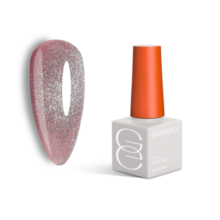 GÉMELY (ex GA&MA). Gel polish Cat Color, #025. Гель-лак світловідбиваючий «Котяче око», 6 ml #1