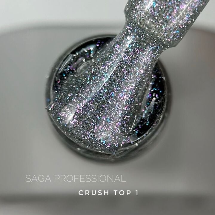SAGA. Top CRUSH, #01, 10 ml. Світловідбиваючий топ #2