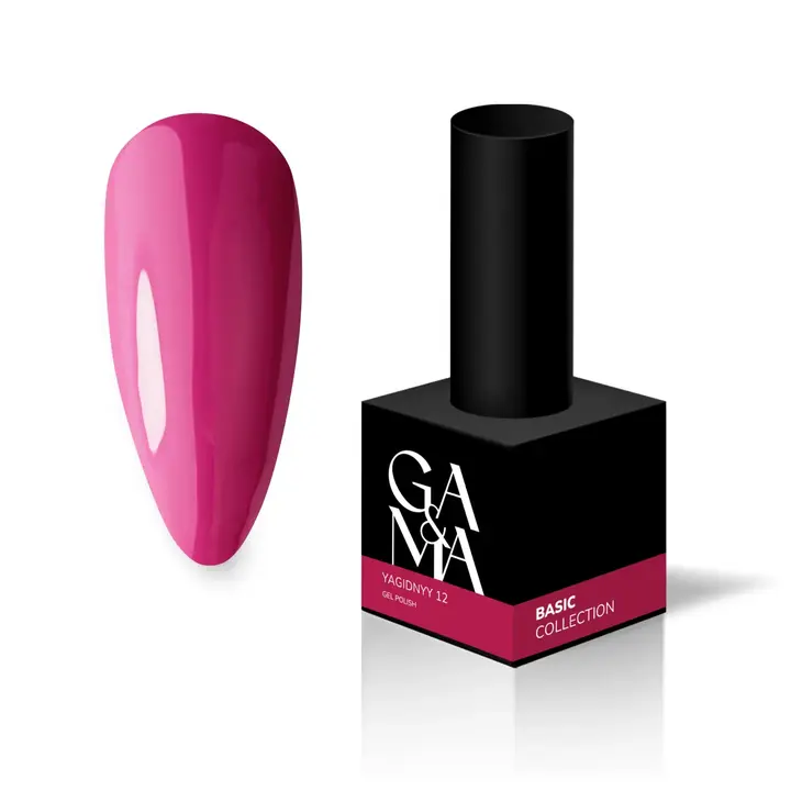 GA&MA. Gel polish #12 BERRY, 10 ml, гель-лак,  ягідний #1