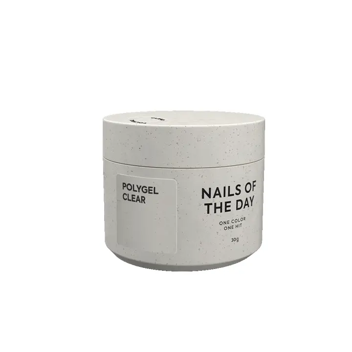 NOTD. Polygel, Clear, 30 ml, Polygel transparent feinkörnig #1