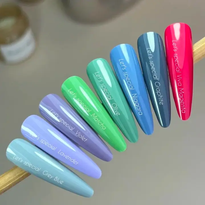 NOTD. "Let's Special" Gel Polish, Grey Blue, #021, 10 ml, сіро-блакитний гель-лак #3