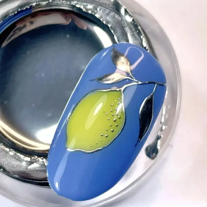 NOTD. Premium Gel Metallic Paint, 5 ml, металева гель-фарба #3