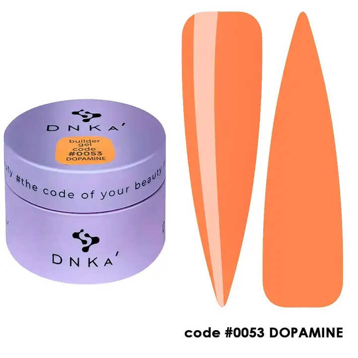 DNKa’. Builder Gel Dopamine, #0053, 30 ml, гель для моделювання та укріплення #1