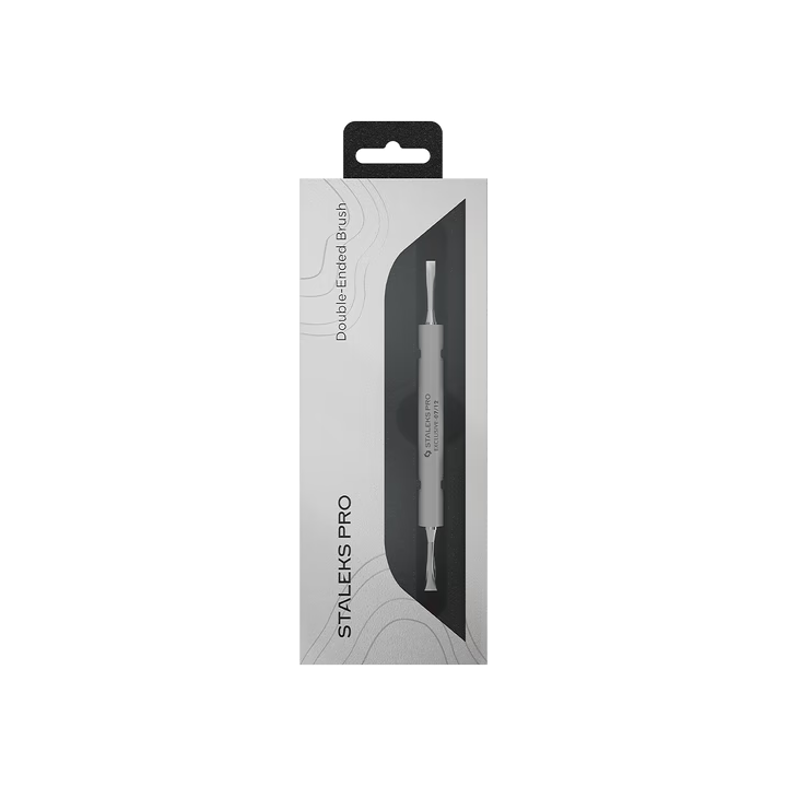 STALEKS. Manicure brush, Exclusive 07/12, for gradient 11 mm / design 10 mm. Пензлик для манікюру двосторонній #4
