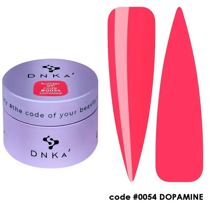 DNKa’. Builder Gel Dopamine, #0054, 30 ml, гель для моделювання та укріплення #1