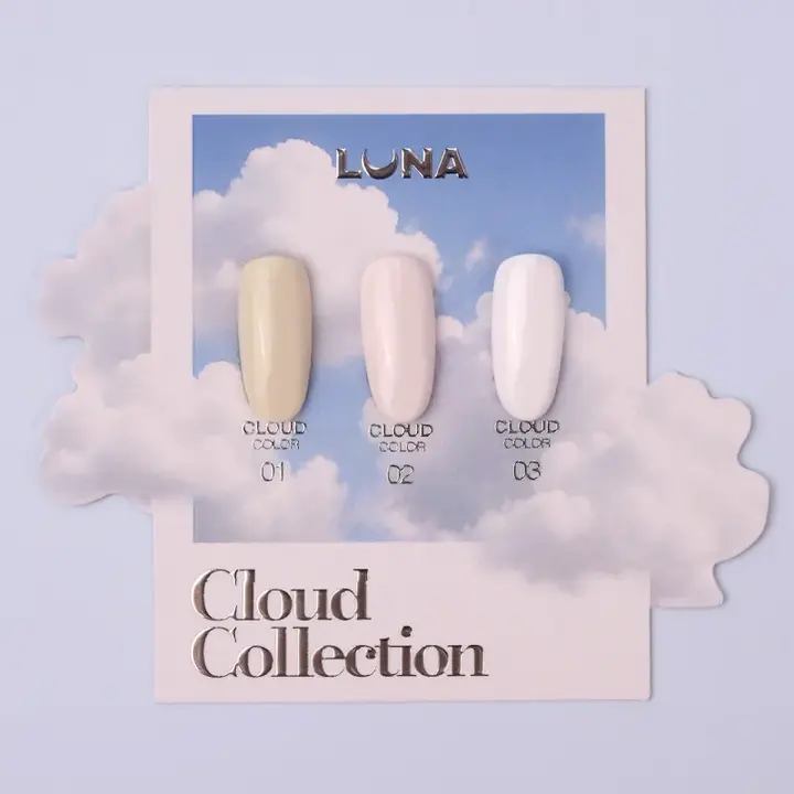 LUNAmoon. Gel-Nagellack "Cloud Color" #01, 8 ml. Gel-Nagellack #4