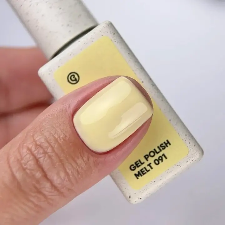 NOTD x G.BAR. Gel Polish, Melt, #091, 10 ml. Gel Polish, zartgelb #5