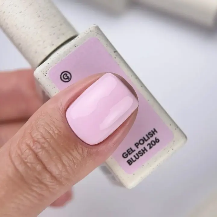 NOTD x G.BAR. Gel Polish, Blush, #206, 10 ml. Гель-лак, ніжно-рожевий #5