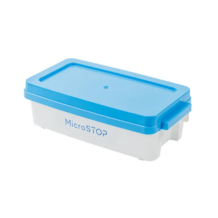 MicroSTOP Conteneur de désinfection 1 L, couvercle bleu #1