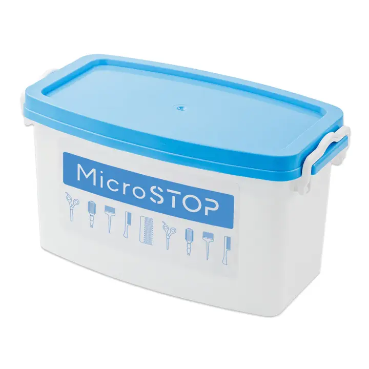 MicroSTOP Conteneur de désinfection 5 L, couvercle bleu #1