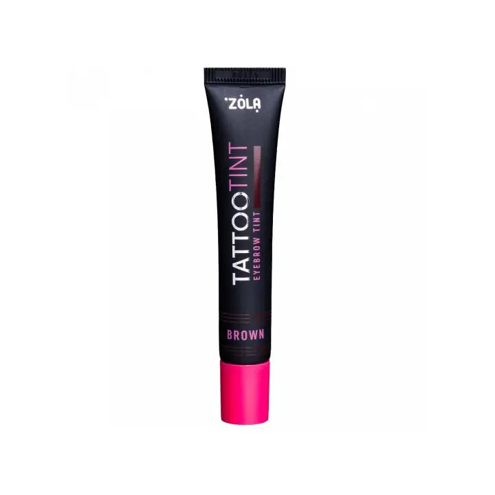 ZOLA. Eyebrows Lashes TATTOO TINT, Brown, 15 ml. Фарба для брів та вій, коричневий #1