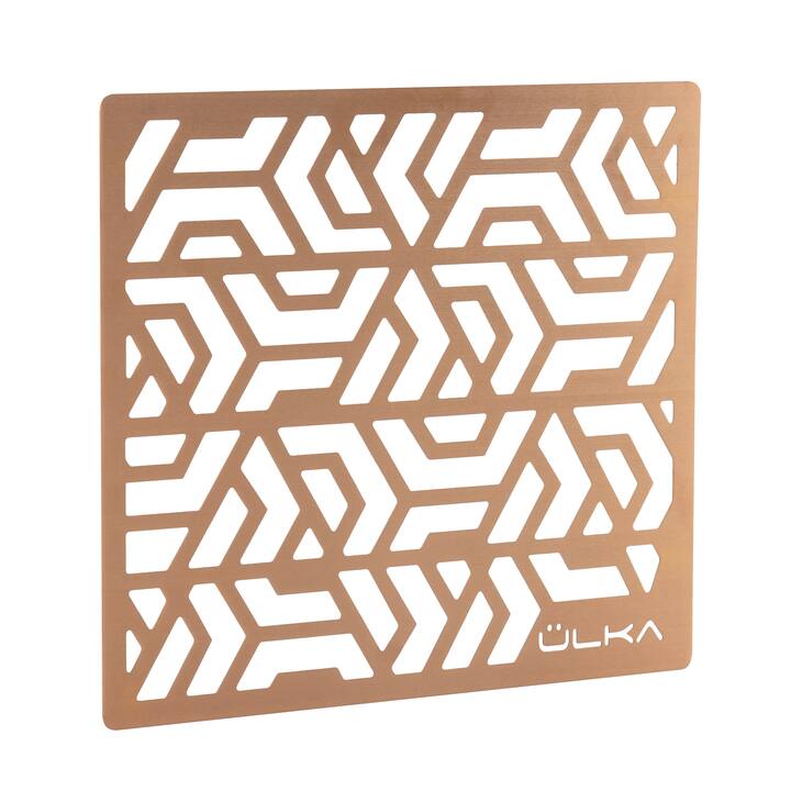 Ülka. Ventilation grille for nail dust collector Premium, Rose gold. Решітка для манікюрної вбудованої витяжки, рожеве золото #1