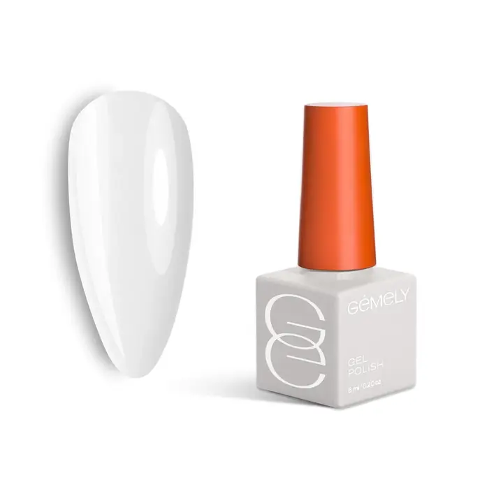 GÉMELY (ex GA&MA). Gel polish, Max Color #002 White, 6 ml, гель-лак #1