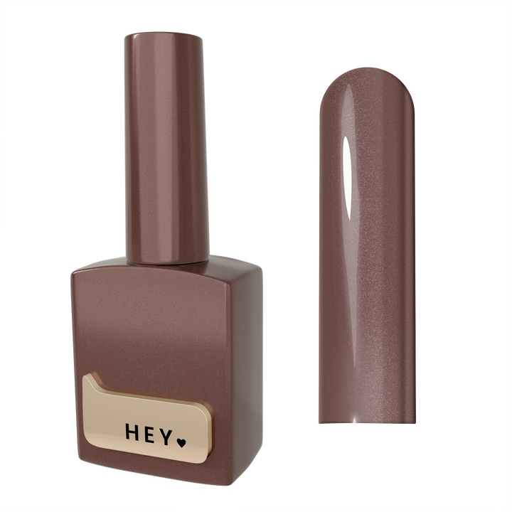 HEYLOVE. Cat's Eye Gel Polish, Maine Coon, 15 ml, гель-лак "Котяче око", теплий коричневий #1