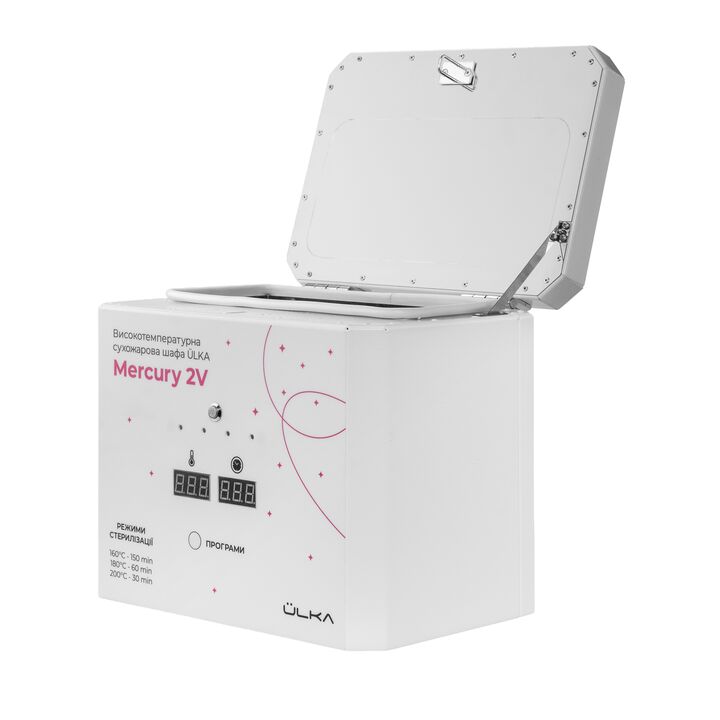 Ülka. Dry-Heat Sterilizer "Mercury 2V "Сухожарова шафа для стерилізації, на 3 пакети інструментів (під замовлення) #3