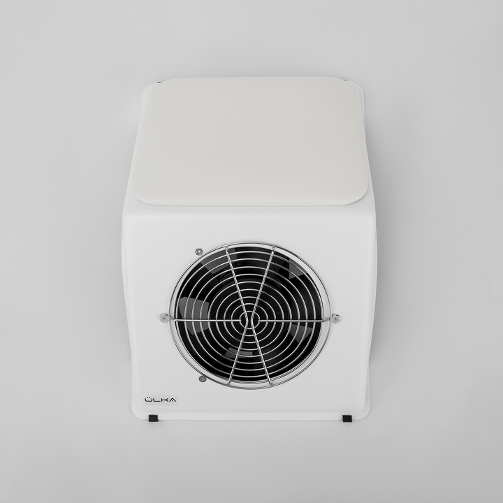 Desktop Nail dust Collector "Ülka Soft White", Витяжка настільна біла, подушка біла (під замовлення) #2