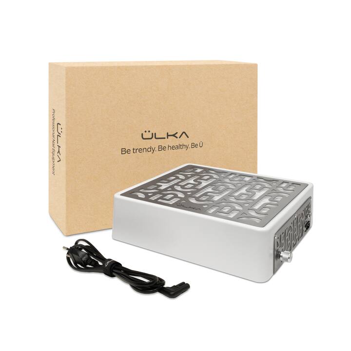 ÜLKA. Desktop Nail dust Collector "Prime", white. Витяжка настільна, Prime, біла #6