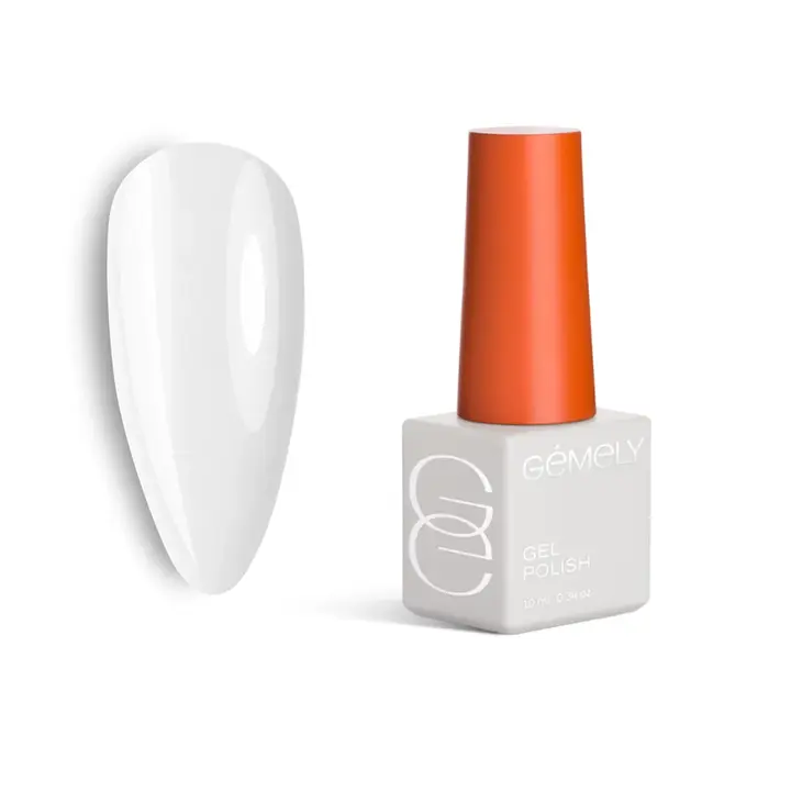 GÉMELY (ex GA&MA). Gel polish, Max Color #002 White, 10 ml, гель-лак #1