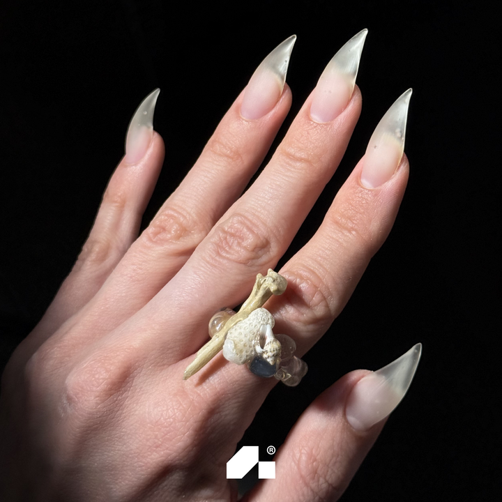 ADORE. Dual nail forms Type 8, Cat's claw Mini, Extra high, 120 pcs. Верхні форми, короткі котячі кігті #6