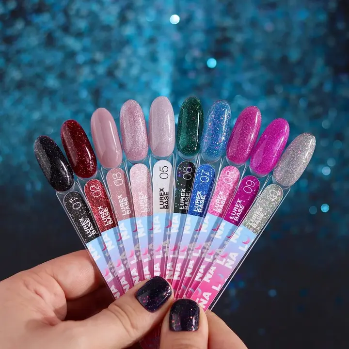 LUNAmoon. Lurex Base #10, Reflective, 13 ml, світловідбиваюча база #3