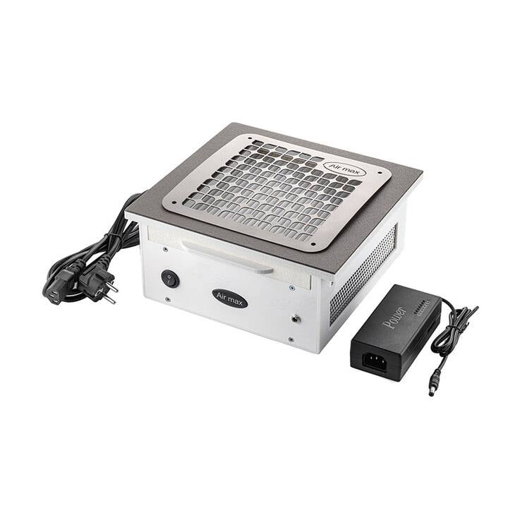 NEW Built-in Nail dust Collector 110 V "Air Max VF12 Plus", Витяжка вбудована 110 В, з регулятором потужності, решітка "сіра сталь", двигун Корея (під замовлення) #1