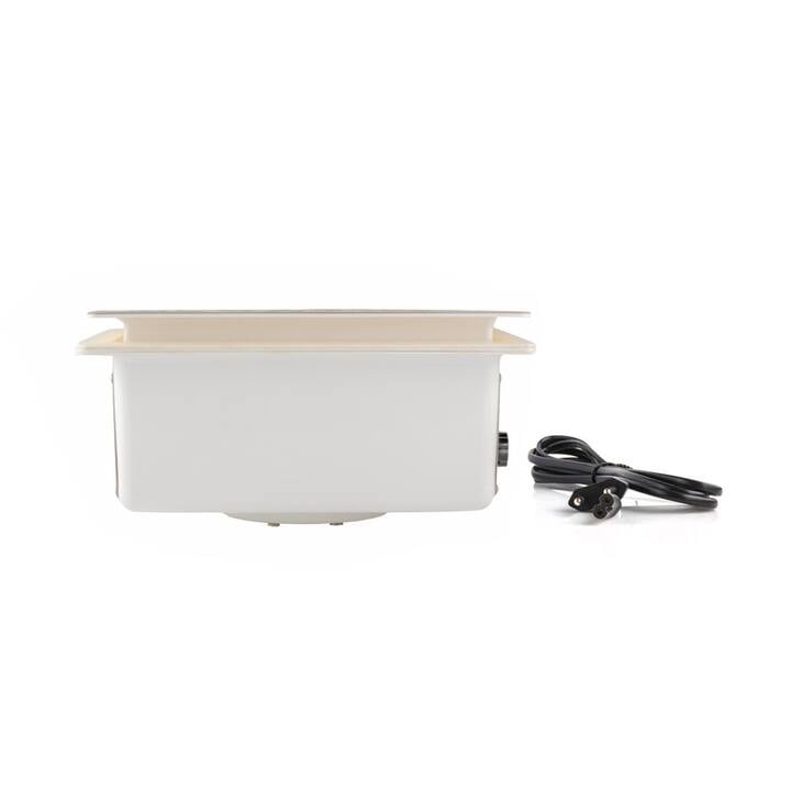 Built-in Nail dust Collector 110 V "Air Max T-REX", Витяжка вбудована 110 В, з регулятором потужності, решітка "сіра сталь" (під замовдення) #6
