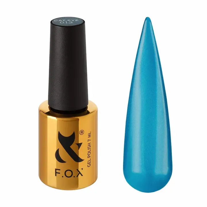 F.O.X. Gel polish, Cat Eye, #013, 7 ml. Гель-лак сатинове "Котяче око" #1