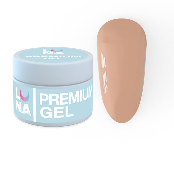 УЦІНКА / LUNAmoon. Premium Builder Gel #18 Milk chocolate, 30 ml, гель моделюючий, молочний шоколад #1