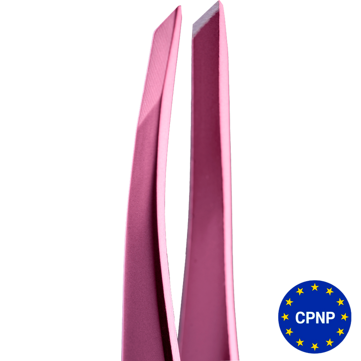 ZOLA. Eyebrow Tweezer, Light Pink. Пінцет скошений професійний для брів #2