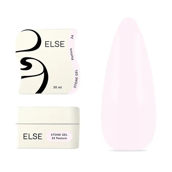 ELSE. Stone gel, #24, Pasture, 30 ml. Твердий гель для нарощування #1