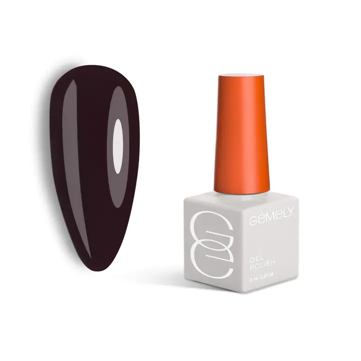 GÉMELY (ex GA&MA). Gel polish, Max Color #009 Black Cherry, 10 ml, гель-лак #1