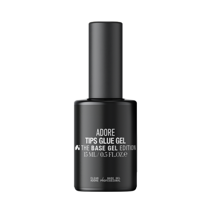 ADORE. Tips Glue Gel, clear, 15 ml. База-клей для гелевих тіпс #1