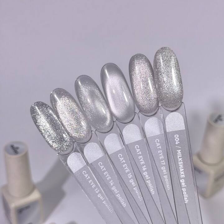 NOTD. Gel Polish "Cat eye" #15, 6 ml, gel polish "cat eye" on a transparent base — Nails of the day, NAILSMADE