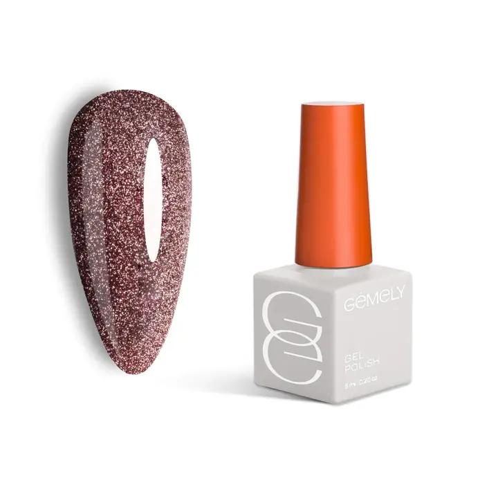 GÉMELY (ex GA&MA). Gel polish Cat Color, #011. Gel polish reflectante «Ojo de gato», 6 ml #1