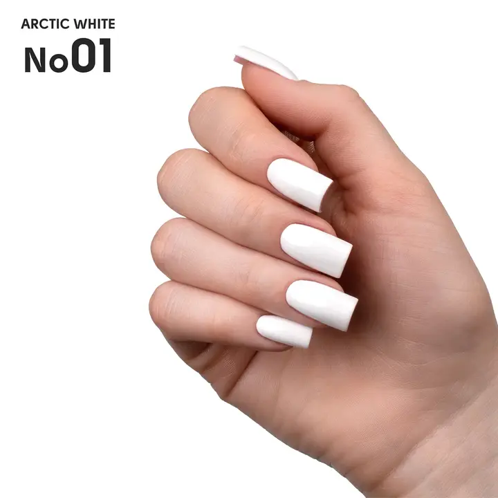SHELLY. Gel Polish #01, Arctic White, 12 ml. Гель-лак #3