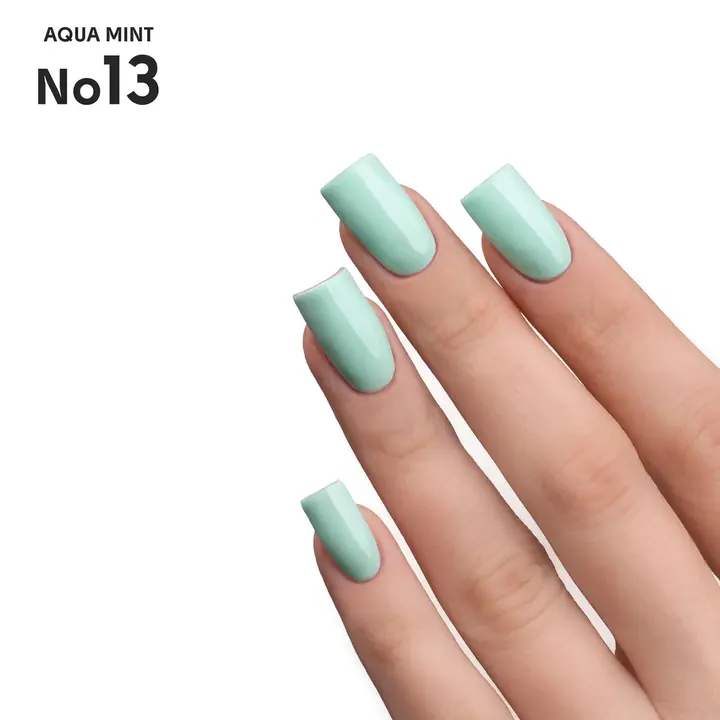SHELLY. Gel Polish #13, Aqua Mint, 12 ml. Gel Polish #3
