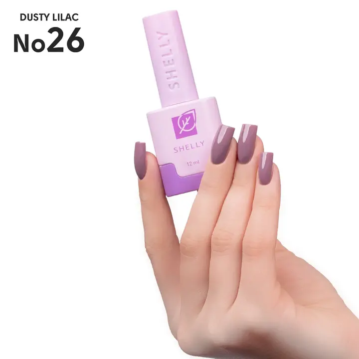 SHELLY. Gel Polish #26, Dusty Lilac, 12 ml. Гель лак #3