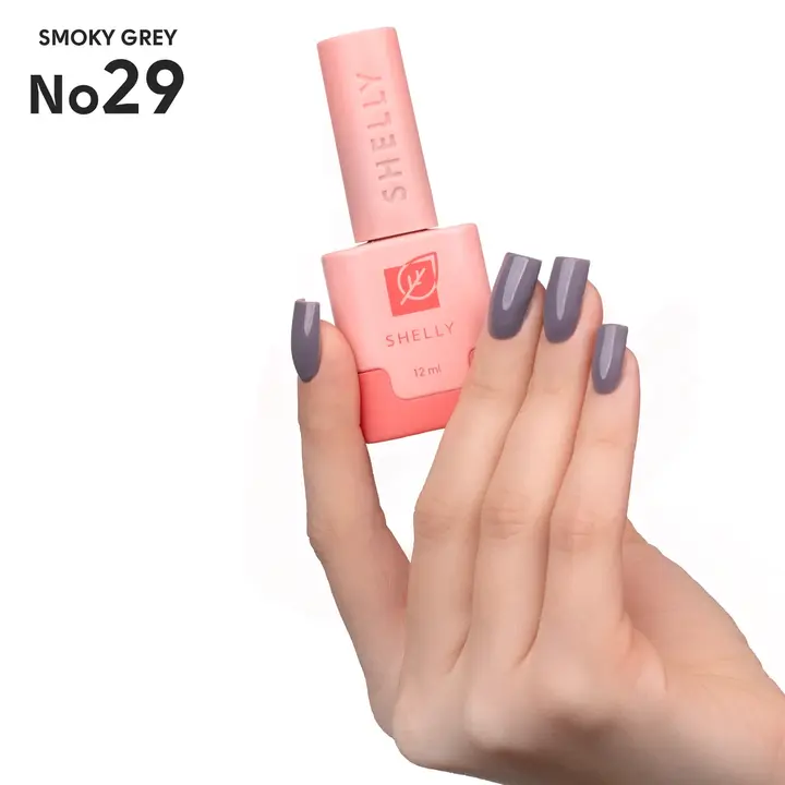 SHELLY. Gel Polish #29, Urban Grey, 12 ml. Гель лак #3