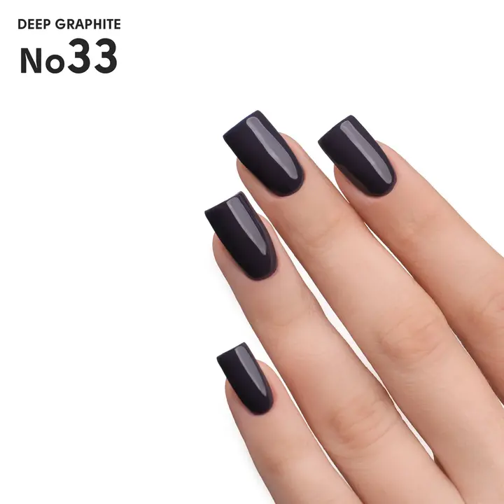 SHELLY. Gel Polish #33, Deep Graphite, 12 ml. Гель лак #3