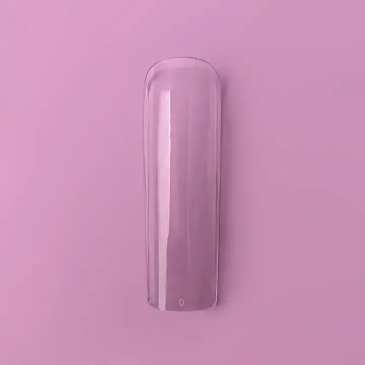 LUNAmoon. Gel Tips, Coffin Long XL, 240 шт, гелеві тіпси, балерина довга XL #2