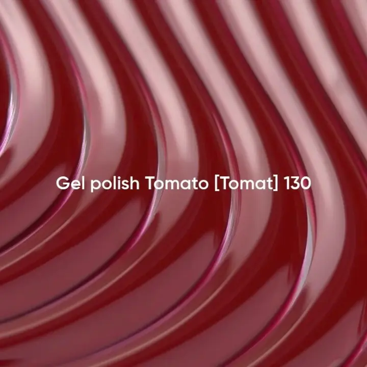 NOTD. Gel Polish Tomato #130, 10 ml, gel polish rojo tomate #3
